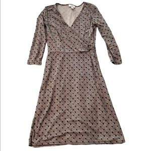 Brown loft dress size 2